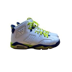 Nike Air Jordan 6 Retro Fierce Green Seahawks Size 6